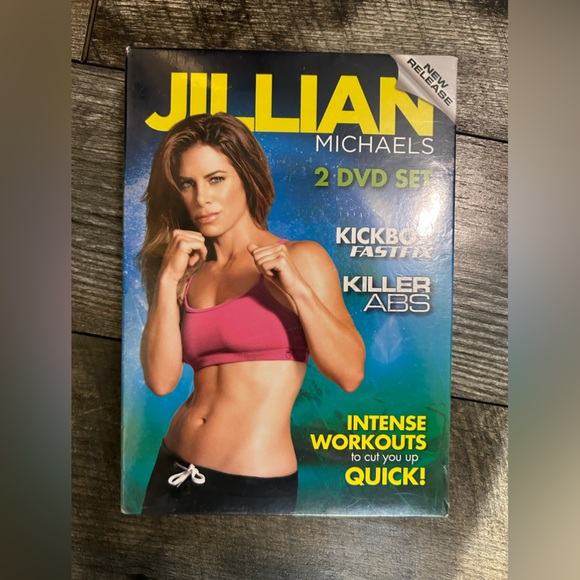 2/$10 New Jillian Michaels workout 2 DVD SET Kickbox FastFix and Killer Abs - Picture 2 of 4